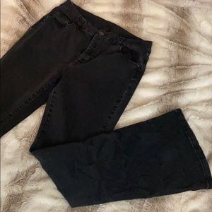 ASOS petite black flared jeans